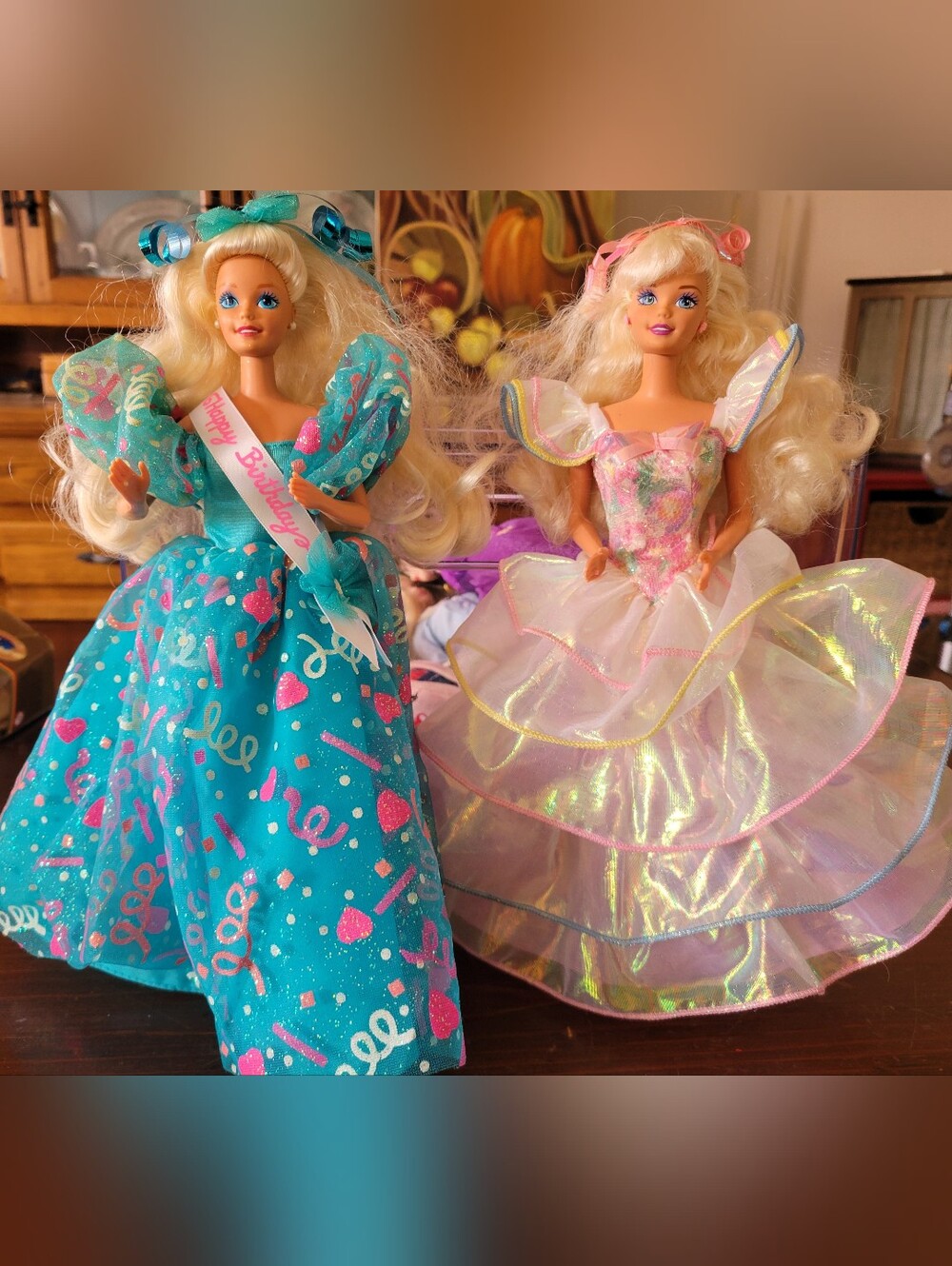 90's Birthday Barbie Doll Set With Extras!